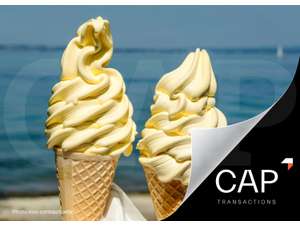 A vendre FDC glacier avec terrasse en Morbihan
