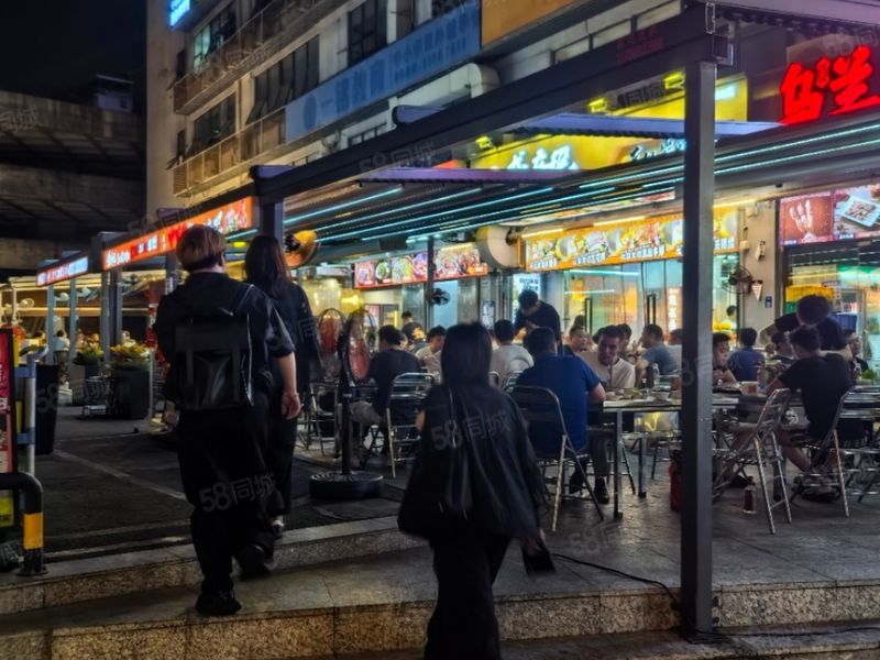 100平丨外摆火锅店丨出租转让南山南头美食街商铺