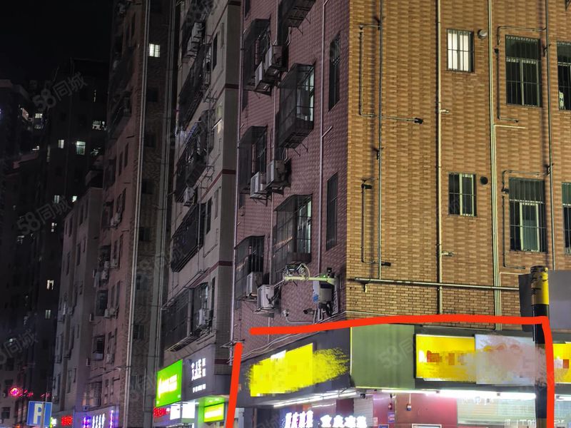 白石洲旺铺招租一线临街商铺转角位 5万人大型城中村有住宅学校