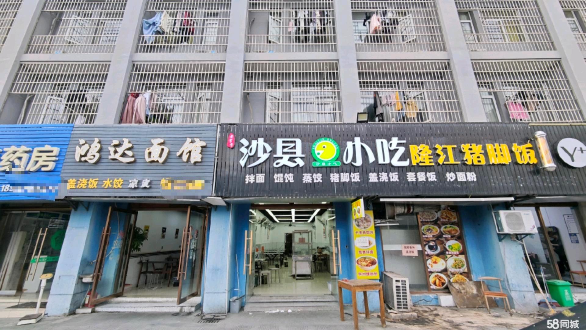 萧山春潮路沿街120㎡餐饮铺出租,适合小吃、炒菜、麻辣烫等