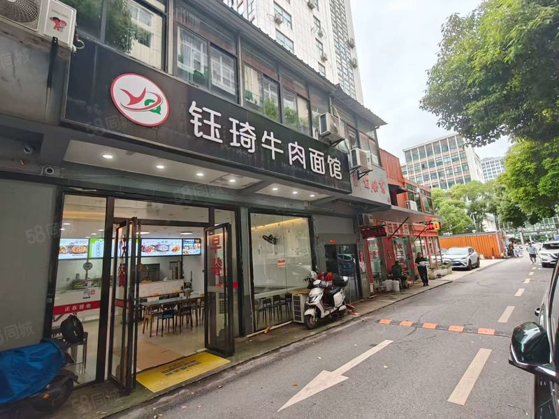 （找铺面网）江岸后湖写字楼园区60平早餐店转租无转让费