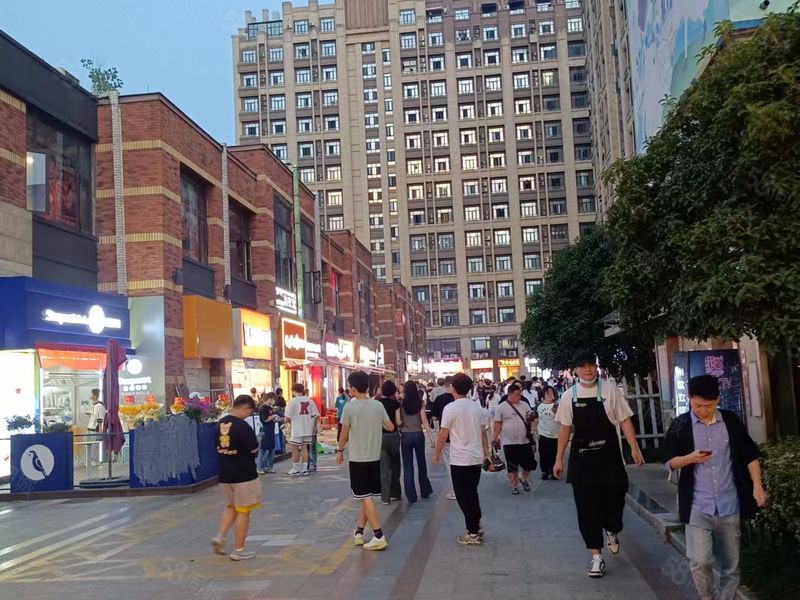 下沙大学城沿街重餐饮商铺170平方，几十万的消费群体