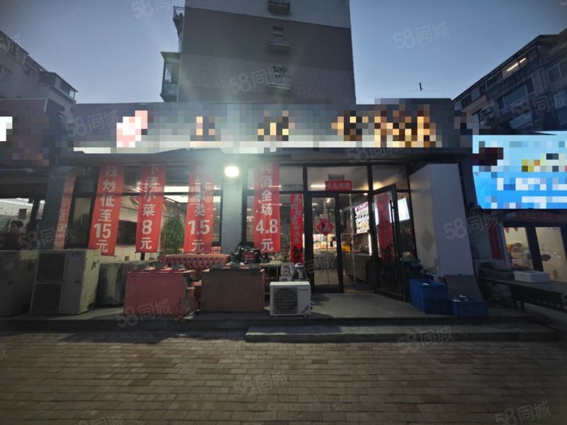 （吉佰合商铺）山东路天洋路临街大门头烧烤店转让，可改项目