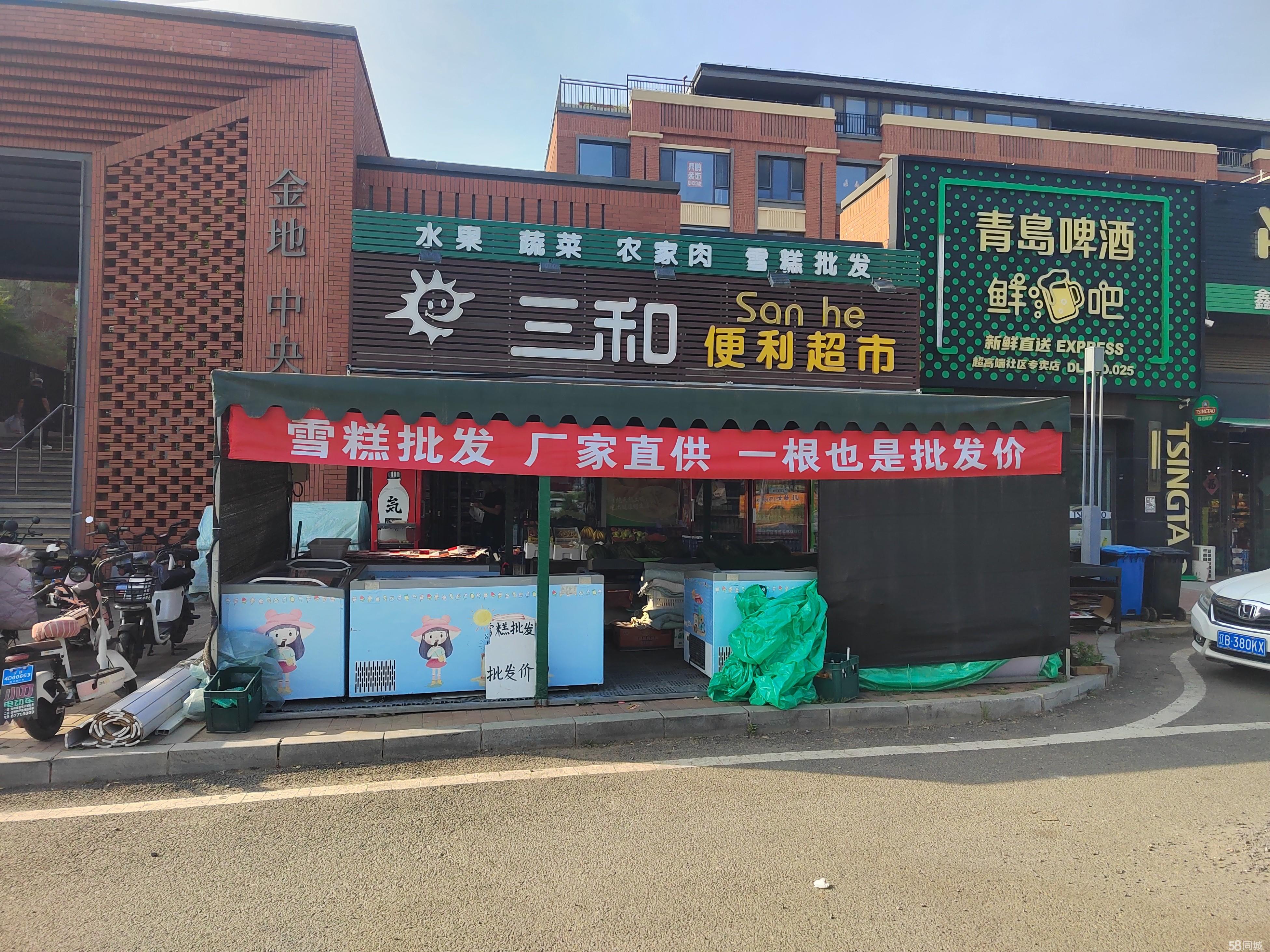 胜利路临街200㎡营业中超市门面出租