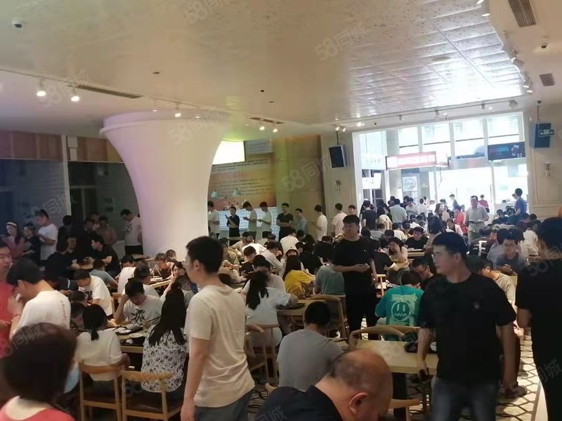 未来科技城网红园区29栋楼沿街食堂 单店日营业过W 堂食外卖