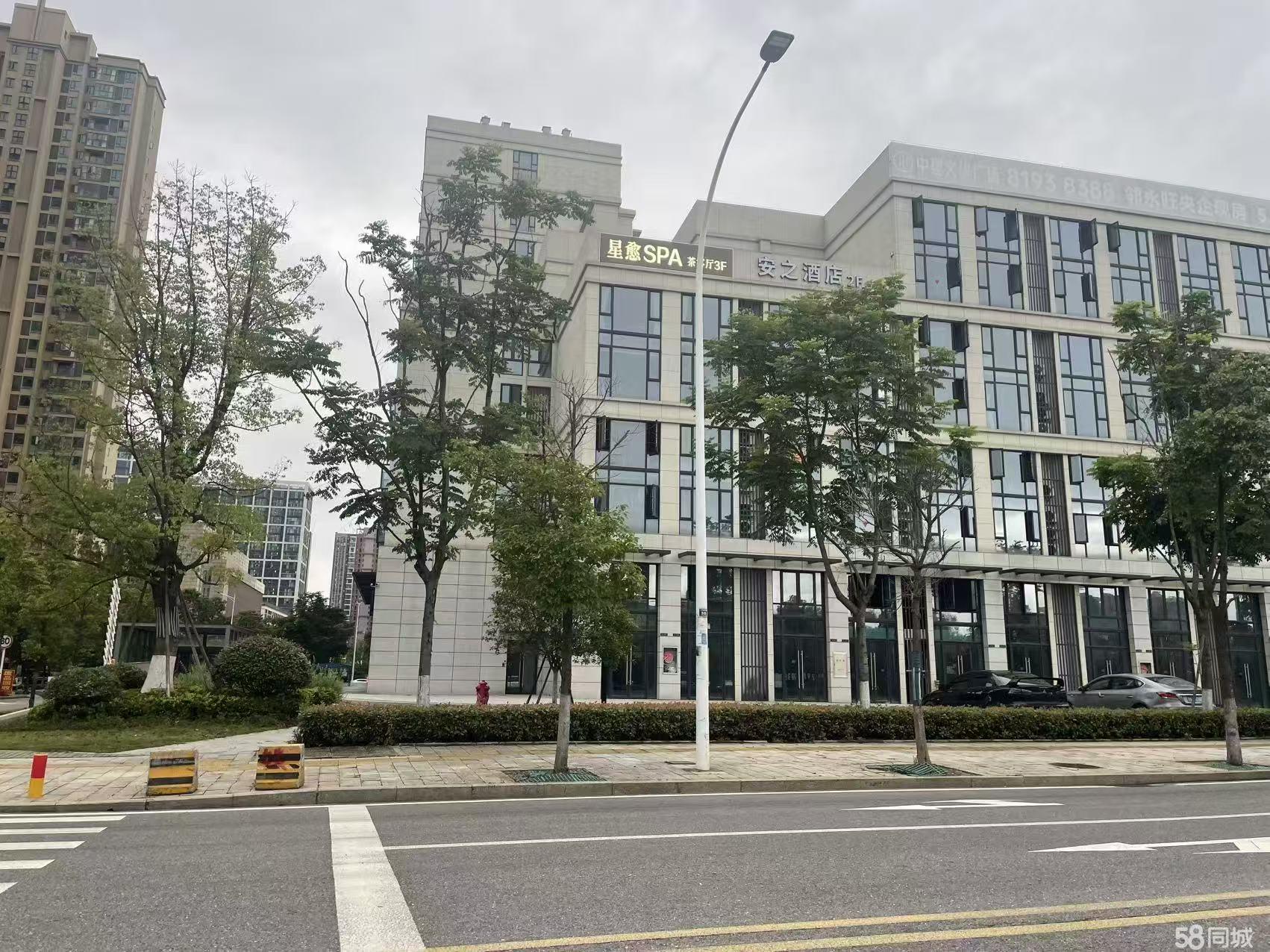 江夏中建文化广场临街SPA精装店铺转让 房东直租